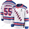 Ryan Lindgren 55 New York Rangers Stanley Cup 2023 Playoffs Patch Away Breakaway Men Jersey - White - Robokeg
