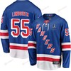 Ryan Lindgren 55 New York Rangers Stanley Cup 2023 Playoffs Patch Home Breakaway Men Jersey - Blue - Robokeg