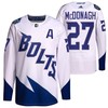 Ryan McDonagh 2022 Stadium Series Lightning 27 White Primegreen Jersey Jersey - Robokeg