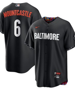 Ryan Mountcastle 6 Baltimore Orioles 2023 City Connect Men Jersey - Black - Robokeg