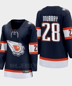 Ryan Murray 28 Edmonton Oilers 2022 Special Edition 2.0 Women Breakaway Player Retro Jersey Navy - Robokeg