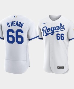 Ryan O'Hearn 66 Kansas City Royals Men's 2022-23 Home Jersey - White Jersey - Robokeg