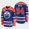 Ryan Smyth 94 Hall Of Fame Patch 2022 Edmonton Oilers Royal Jersey Home - Robokeg