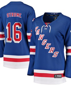 Ryan Strome New York Rangers Fanatics Branded Womens Home Breakaway Player Jersey - Blue Nhl - Robokeg