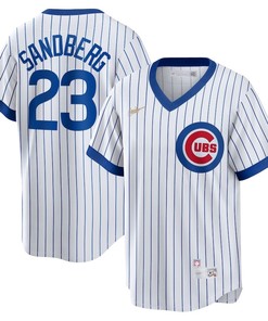 Ryne Sandberg 23 Chicago Cubs Home Cooperstown Collection Player Jersey - White - Robokeg