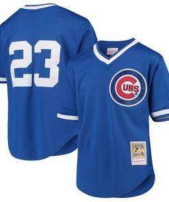 Ryne Sandberg Chicago Cubs Mitchell & Ness Cooperstown Collection Mesh Batting Practice Jersey - Royal Mlb - Robokeg