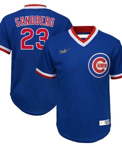 Ryne Sandberg Chicago Cubs Road Cooperstown Collection Player Jersey - Royal Mlb - Robokeg