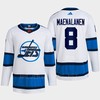 Saku Maenalanen 8 Reverse Retro 2.0 2022 Winnipeg Jets White Jersey Primegreen - Robokeg