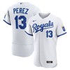 Salvador Parez Kansas City Royals 2022 Home Authentic Player Jersey - White Mlb - Robokeg