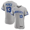 Salvador Parez Kansas City Royals 2022 Road Authentic Player Jersey - Gray Mlb - Robokeg