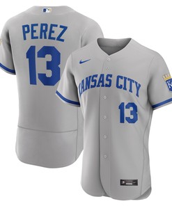 Salvador Parez Kansas City Royals 2022 Road Authentic Player Jersey - Gray Mlb - Robokeg