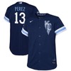 Salvador Perez 13 Kansas City Royals Youth 2022-23 City Connect Jersey - Navy - Robokeg