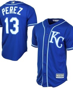 Salvador Perez Kansas City Royals Cool Base Player Jersey - Royal - Robokeg