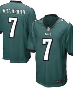 Sam Bradford Philadelphia Eagles Nike Game Jersey - Midnight Green - Robokeg