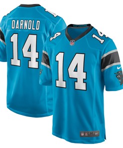 Sam Darnold Carolina Panthers Game Jersey - Blue Nfl - Robokeg