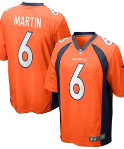 Sam Martin Denver Broncos Game Jersey - Orange Nfl - Robokeg