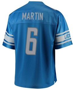 Sam Martin Detroit Lions Nfl Pro Line Team Color Player Jersey - Blue - Robokeg