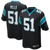 Sam Mills Carolina Panthers Game Retired Player Jersey - Black Nfl - Robokeg