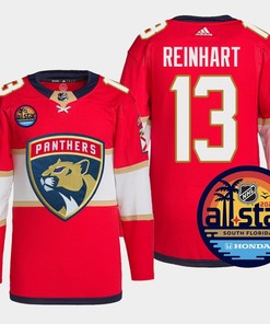 Sam Reinhart 13 Florida Panthers 2023 All-Star Game Jersey Red Equipment - Robokeg
