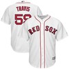 Sam Travis Boston Red Sox Home Cool Base Player Jersey - White - Robokeg