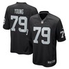 Sam Young Las Vegas Raiders Game Player Jersey - Black Nfl - Robokeg