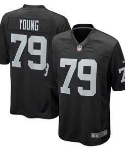 Sam Young Las Vegas Raiders Game Player Jersey - Black Nfl - Robokeg