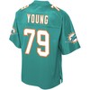 Sam Young Miami Dolphins Nfl Pro Line Youth Team Player Jersey - Aqua - Robokeg