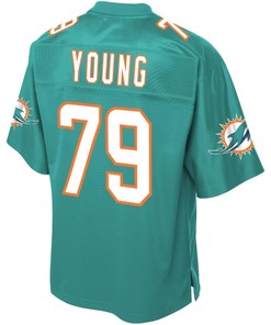 Sam Young Miami Dolphins Nfl Pro Line Youth Team Player Jersey - Aqua - Robokeg