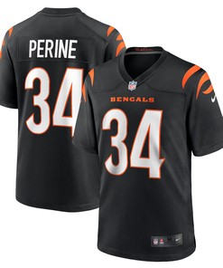 Samaje Perine Cincinnati Bengals Game Jersey - Black Nfl - Robokeg