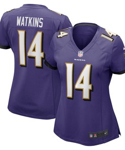 Sammy Watkins Baltimore Ravens Womens Game Jersey - Purple Nfl - Robokeg