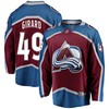 Samuel Girard Colorado Avalanche Fanatics Branded Breakaway Player Jersey - Burgundy Nhl - Robokeg