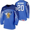 Samuel Helenius Finland Hockey 2022 IIHF World Junior Championship Blue Away Jersey Jersey - Robokeg
