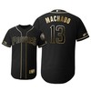 San Diego Padres #13 Manny Machado Mlb 2019 Golden Brandedition Black Jersey Gift For Padres Fans - Robokeg