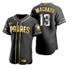 San Diego Padres #13 Manny Machado Mlb Golden Brandedition Black Jersey Gift For Padres Fans - Robokeg