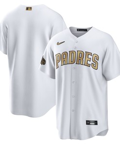 San Diego Padres 2022 Mlb All-star Game Replica Blank Jersey - White Mlb - Robokeg