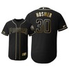 San Diego Padres #30 Eric Hosmer Mlb 2019 Golden Brandedition Black Jersey Gift For Padres Fans - Robokeg