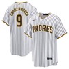 San Diego Padres #9 Jake Cronenworth Home Replica Jersey - White - Robokeg