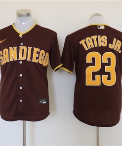 San Diego Padres Fernando Tatis #23 2020 Mlb Brown Jersey - Robokeg