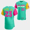 San Diego Padres Fernando Tatis Jr. 23 2022-23 City Connect Mint Reverse Jersey Men - Robokeg