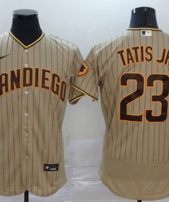 San Diego Padres Fernando Tatis Jr. #23 Mlb 2020 Light Brown Jersey - Robokeg