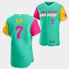 San Diego Padres Ha-Seong Kim 7 2022-23 City Connect Mint Reverse Jersey Men - Robokeg