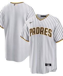 San Diego Padres Home Replica Team Jersey White Mlb - Robokeg