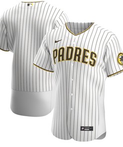 San Diego Padres Home Team Elite Jersey - White/Brown - Robokeg