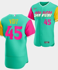 San Diego Padres Luke Voit 45 2022-23 City Connect Mint Reverse Jersey Men - Robokeg