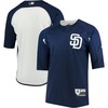 San Diego Padres Majestic Authentic Collection On-field 3/4-sleeve Batting Practice Jersey - Navy/white Mlb - Robokeg