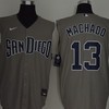 San Diego Padres Manny Machado 13 2020 Mlb Grey Jersey - Robokeg