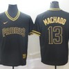 San Diego Padres Manny Machado #13 Mlb 2020 Black Jersey - Robokeg
