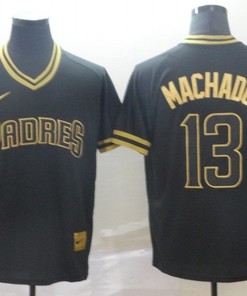 San Diego Padres Manny Machado #13 Mlb 2020 Black Jersey - Robokeg