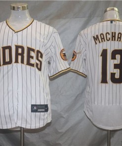 San Diego Padres Manny Machado #13 Mlb 2020 White Jersey - Robokeg