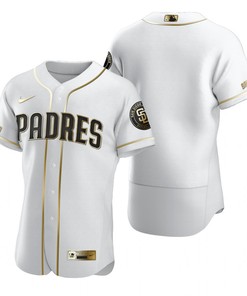San Diego Padres Mlb Golden Brandedition White Jersey Gift For Padres Fans - Robokeg